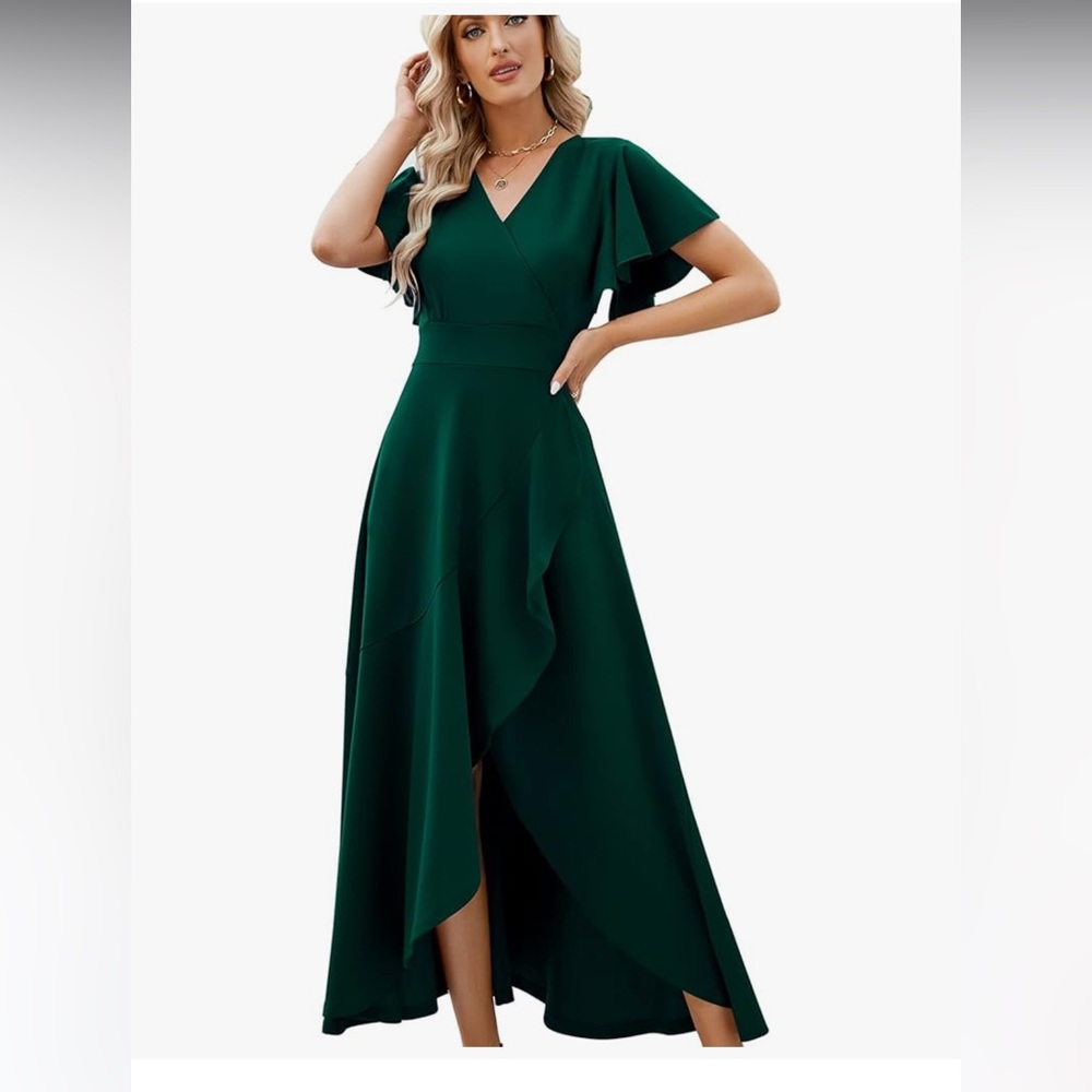 Elegant Green Maxi Dress